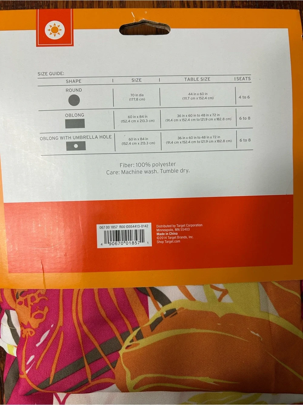 Target vibrant floral